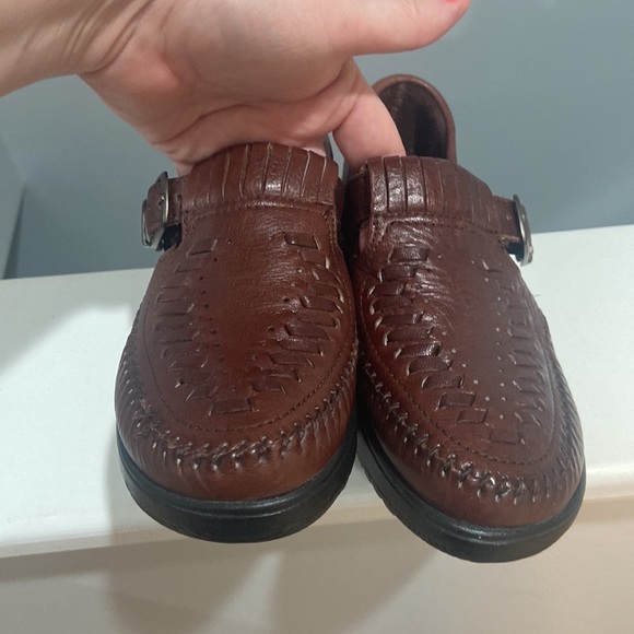 Dexter USA walkmocs mules NWOT these are great leather shoes size 6 Grandmacore - Picture 8 of 17